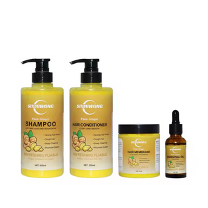 Conjunto de cuidado capilar ruivo