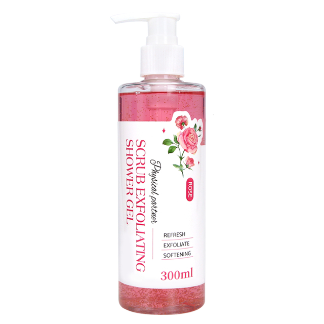 Отшелушивающий гель для душа Rose Scrub